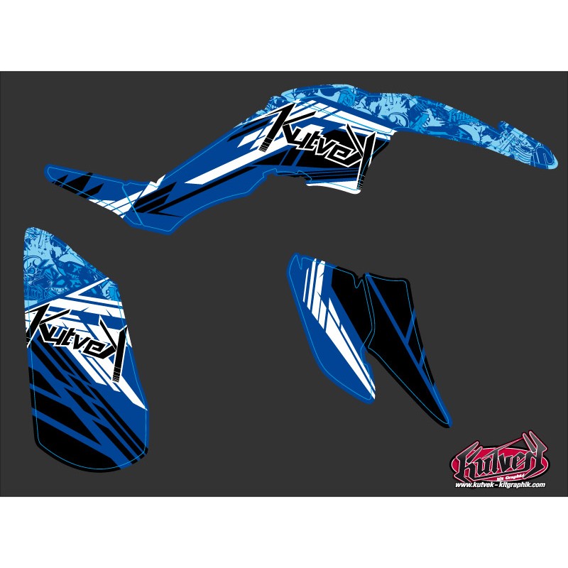 Kit Déco Quad Spirit Yamaha 350 Raptor Bleu (2005-2015)