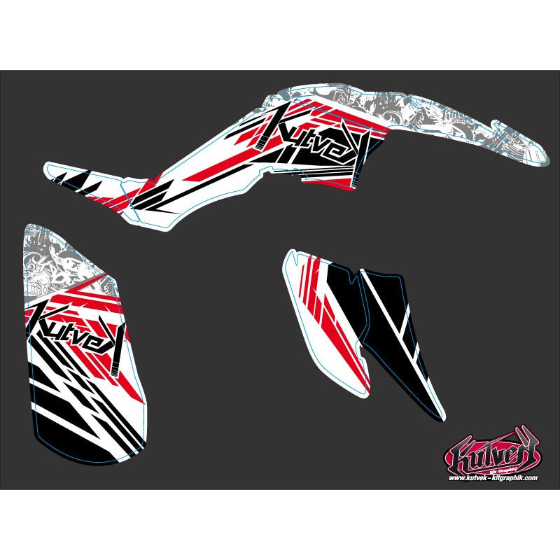 Kit Déco Quad Spirit Yamaha 350 Raptor Rouge (2005-2015)