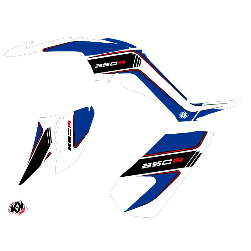 Kit Déco Quad Corporate Yamaha 350 Raptor Bleu (2005-2015)