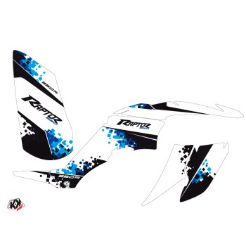 Kit Déco Quad Hangtown Yamaha 350 Raptor Bleu (2005-2015)