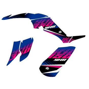 Kit Déco Quad Flow Yamaha 350 Raptor Rose (2005-2015)