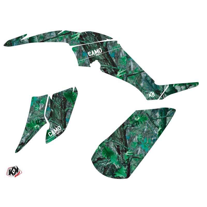 Kit Déco Quad Camo Yamaha 350 Raptor Vert (2005-2015)