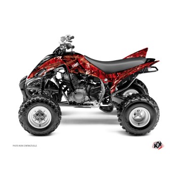 Kit Déco Quad Camo Yamaha 350 Raptor Rouge (2005-2015)