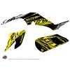 Kit Déco Quad Eraser Fluo Yamaha 350 Raptor Jaune (2005-2015)