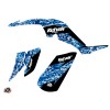 Kit Déco Quad Predator Yamaha 350 Raptor Bleu (2005-2015)