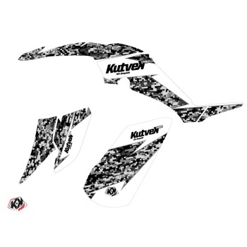 Kit Déco Quad Predator Yamaha 350 Raptor Blanc (2005-2015)