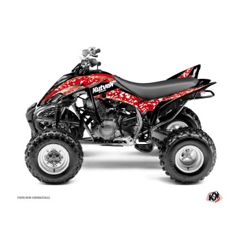 Kit Déco Quad Predator Yamaha 350 Raptor Rouge (2005-2015)