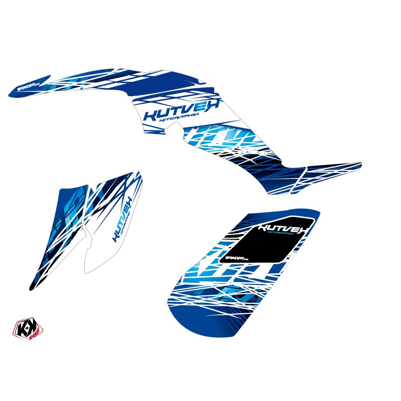 Kit Déco Quad Eraser Yamaha 350 Raptor Bleu (2005-2015)