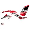 Kit Déco Quad Eraser Yamaha 350 Raptor Rouge Blanc (2005-2015)