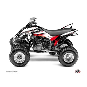 Kit Déco Quad Stage Yamaha 350 Raptor Noir Rouge (2005-2015)