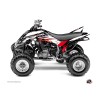 Kit Déco Quad Stage Yamaha 350 Raptor Noir Rouge (2005-2015)