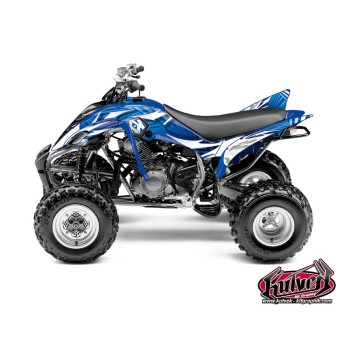 Kit Déco Quad Graff Yamaha 350 Raptor Bleu (2005-2015)