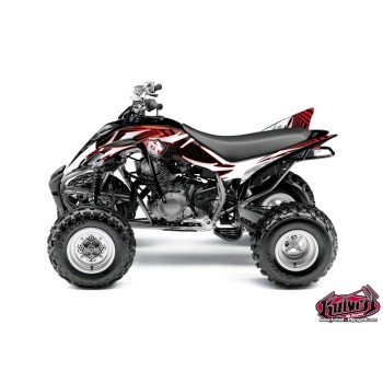 Kit Déco Quad Graff Yamaha 350 Raptor Rouge (2005-2015)