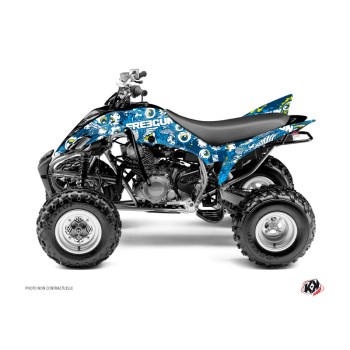 Kit Déco Quad Freegun Eyed Yamaha 350 Raptor Bleu (2005-2015)