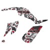 Kit Déco Quad Freegun Eyed Yamaha 350 Raptor Rouge (2005-2015)