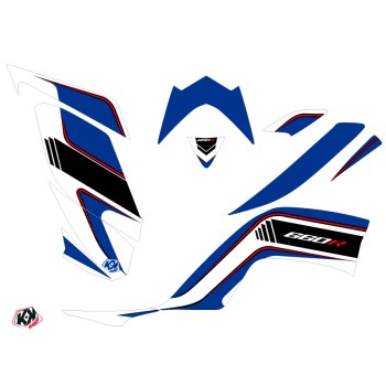 Kit Déco Quad Corporate Yamaha 660 Raptor Bleu (2001-2005)