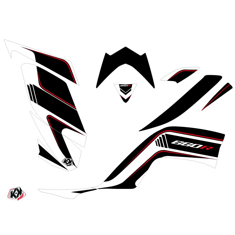 Kit Déco Quad Corporate Yamaha 660 Raptor Noir (2001-2005)