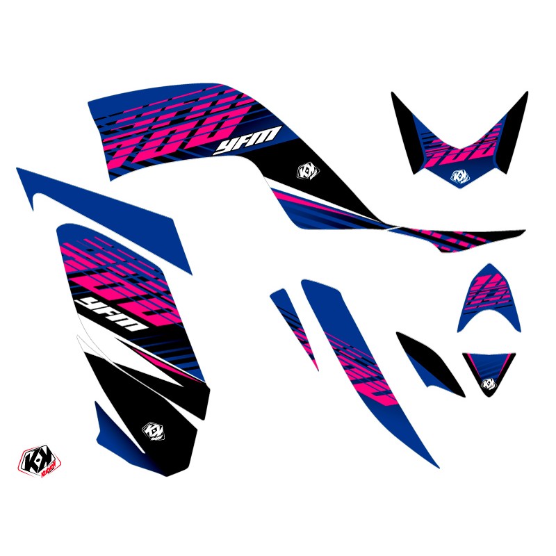 Kit Déco Quad Flow Yamaha 660 Raptor Rose (2001-2005)