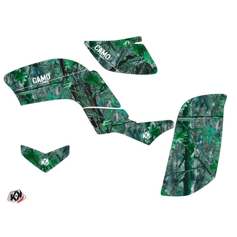 Kit Déco Quad Camo Yamaha 660 Raptor Vert (2001-2005)