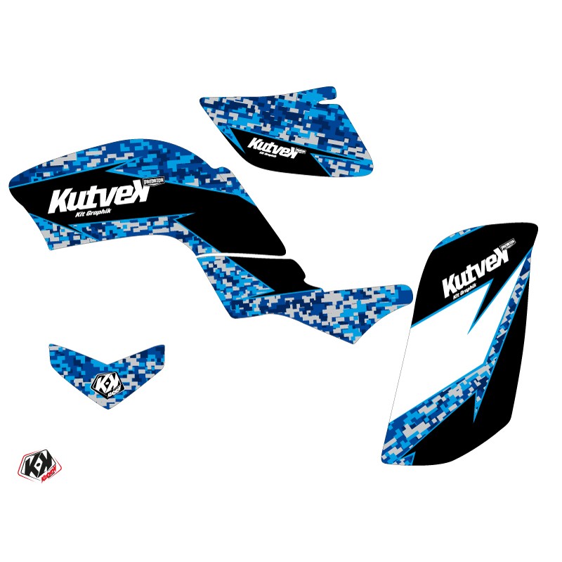 Kit Déco Quad Predator Yamaha 660 Raptor Bleu (2001-2005)