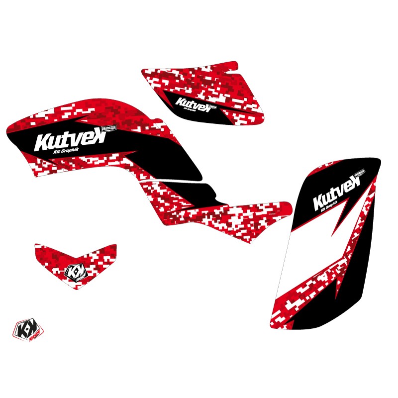 Kit Déco Quad Predator Yamaha 660 Raptor Rouge (2001-2005)