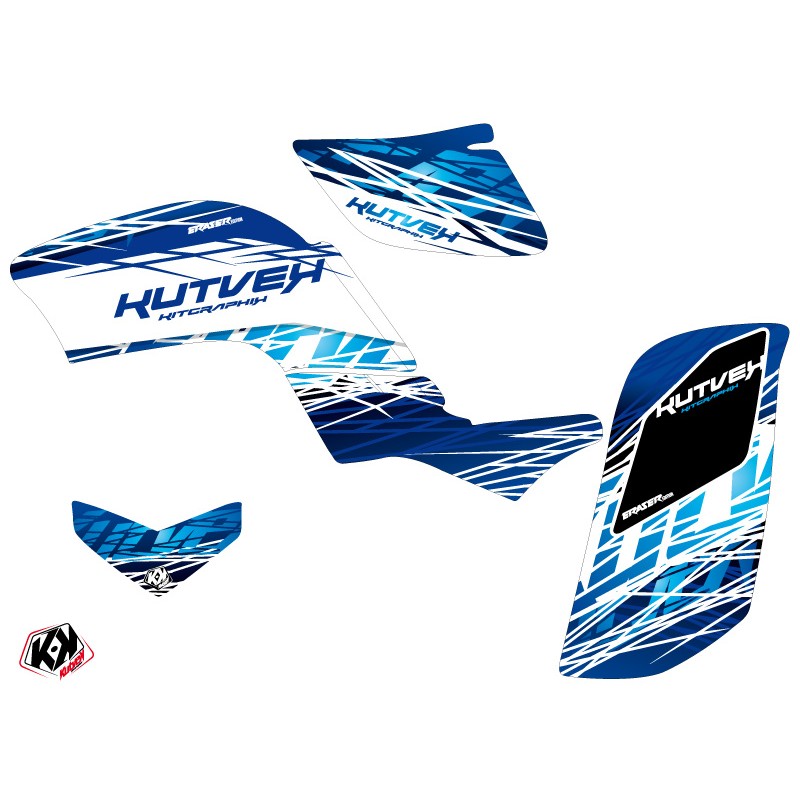 Kit Déco Quad Eraser Yamaha 660 Raptor Bleu (2001-2005)