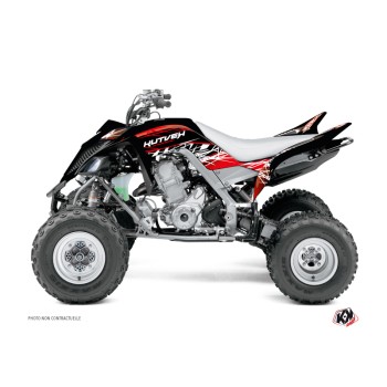 Kit Déco Quad Eraser Yamaha 660 Raptor Rouge Blanc (2001-2005)
