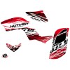Kit Déco Quad Eraser Yamaha 660 Raptor Rouge Blanc (2001-2005)