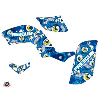 Kit Déco Quad Freegun Eyed Yamaha 660 Raptor Bleu (2001-2005)