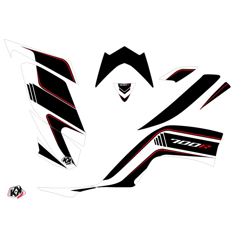 Kit Déco Quad Corporate Yamaha 700 Raptor Noir (2006-2012)