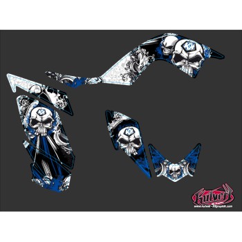 Kit Déco Quad Trash Yamaha 700 Raptor Noir Bleu (2006-2012)