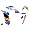 Kit Déco Quad Eraser Yamaha 700 Raptor Bleu Orange (2006-2012)