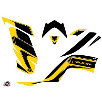 Kit Déco Quad Corporate Yamaha 700 Raptor Jaune 60th Anniversary (200