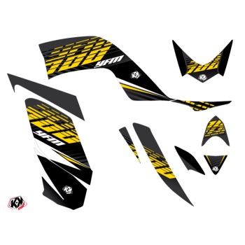 Kit Déco Quad Flow Yamaha 700 Raptor Jaune 60th Anniversary (2006-201