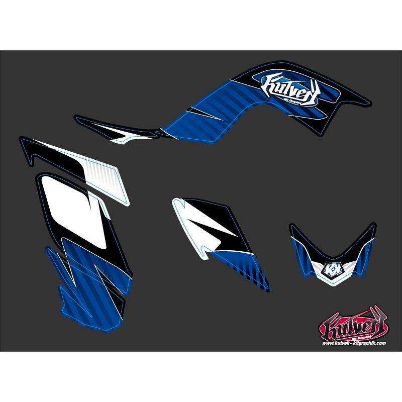 Kit Déco Quad Factory Yamaha 700 Raptor Bleu (2013-2023)