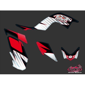 Kit Déco Quad Factory Yamaha 700 Raptor Rouge (2013-2023)