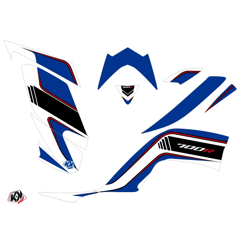Kit Déco Quad Corporate Yamaha 700 Raptor Bleu (2013-2023)