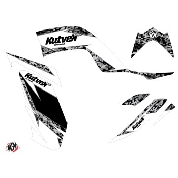 Kit Déco Quad Predator Yamaha 700 Raptor Blanc (2013-2023)