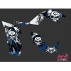 Kit Déco Quad Trash Yamaha 700 Raptor Noir Bleu (2013-2023)