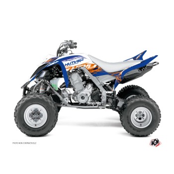 Kit Déco Quad Eraser Yamaha 700 Raptor Bleu Orange (2013-2023)