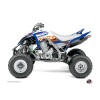 Kit Déco Quad Eraser Yamaha 700 Raptor Bleu Orange (2013-2023)