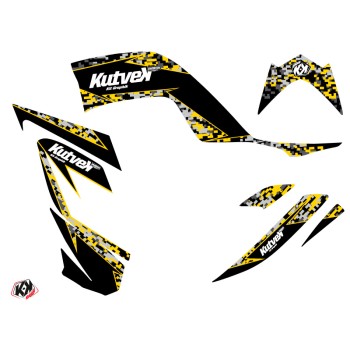 Kit Déco Quad Predator Yamaha 700 Raptor Jaune 60th Anniversary (2013