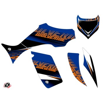 Kit Déco Quad Flow Yamaha 350-450 Wolverine Orange (2006-2009)