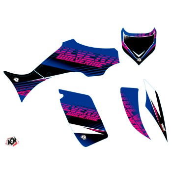 Kit Déco Quad Flow Yamaha 350-450 Wolverine Rose (2006-2009)