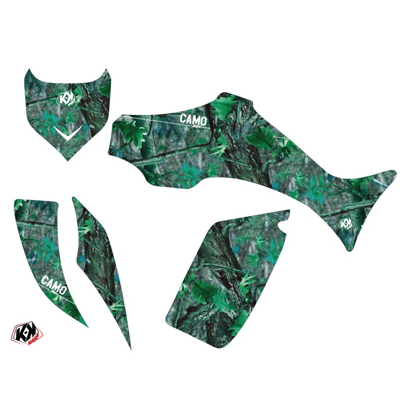 Kit Déco Quad Camo Yamaha 350-450 Wolverine Vert (2006-2009)