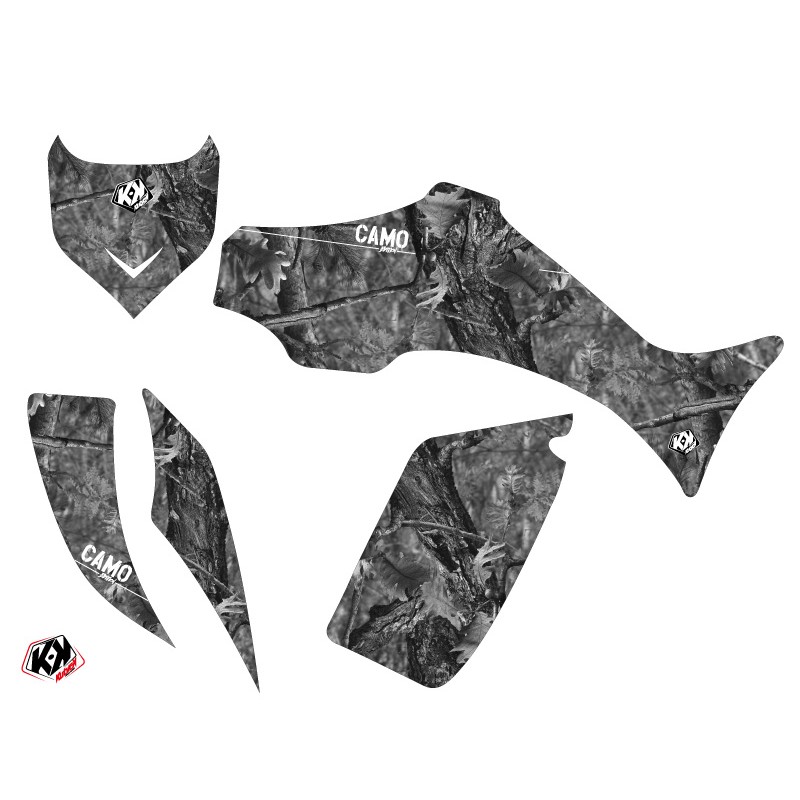 Kit Déco Quad Camo Yamaha 350-450 Wolverine Gris (2006-2009)
