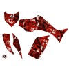 Kit Déco Quad Camo Yamaha 350-450 Wolverine Rouge (2006-2009)