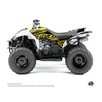 Kit Déco Quad Eraser Fluo Yamaha 350-450 Wolverine Jaune (2006-2009)