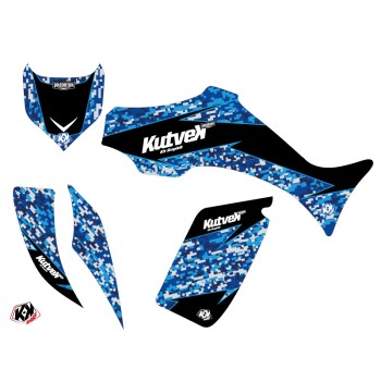 Kit Déco Quad Predator Yamaha 350-450 Wolverine Bleu (2006-2009)