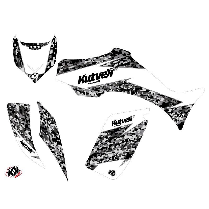 Kit Déco Quad Predator Yamaha 350-450 Wolverine Blanc (2006-2009)